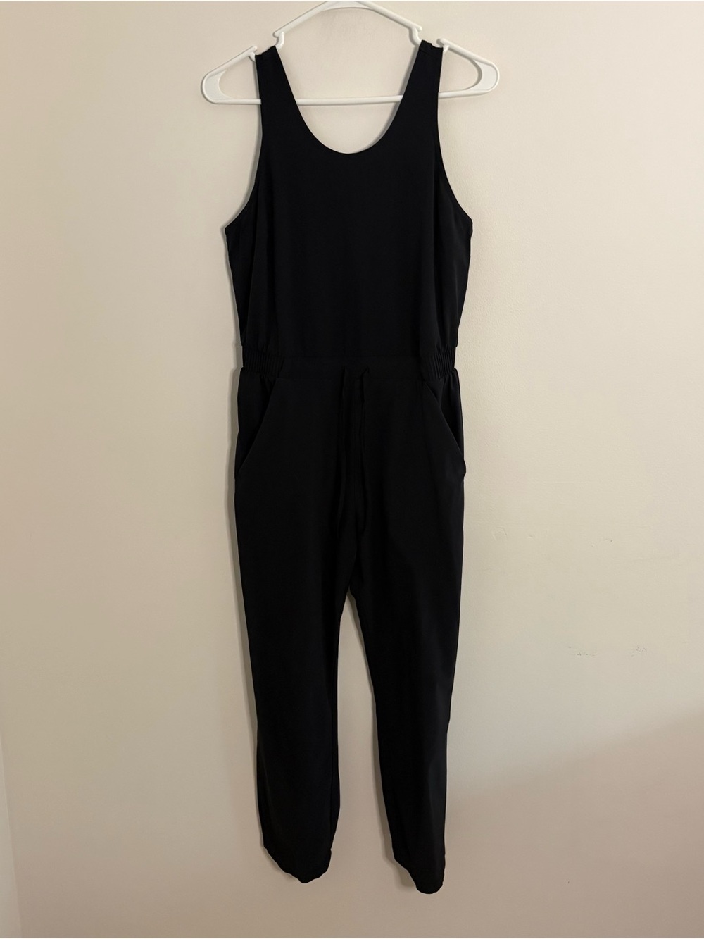 All In Motion Women’s Small Black Romper Jumpsuit Sporty Sleeveless Minimalist